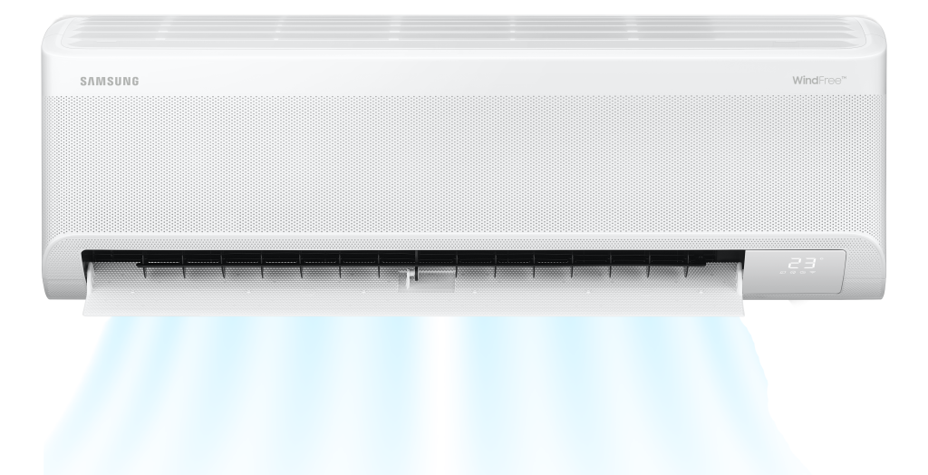 Bílá klimatizace Samsung MyKlima Praha